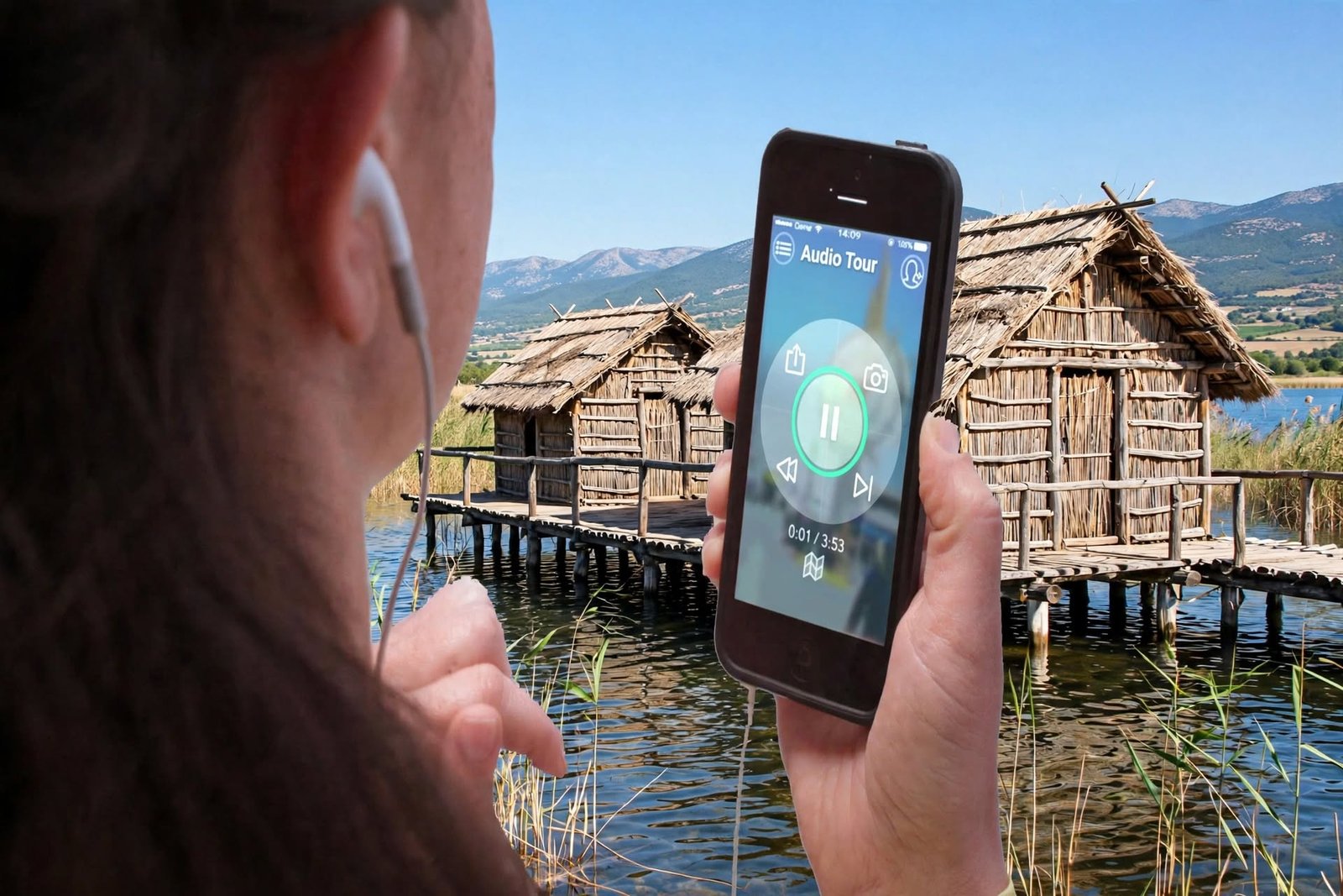 Archaeological presentation at Dispilio